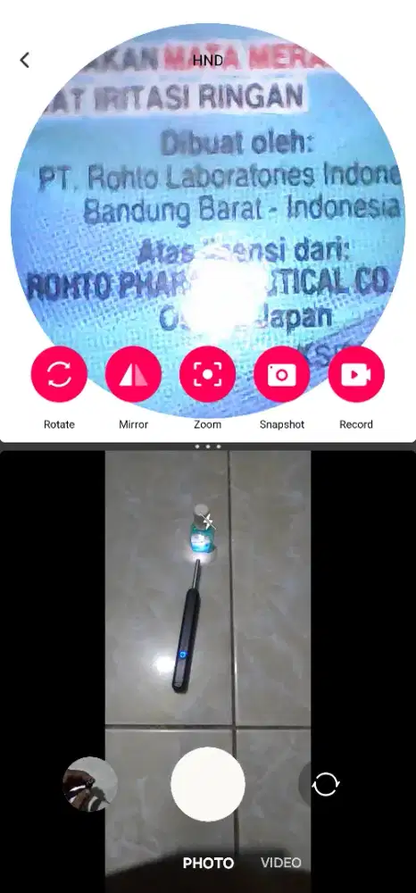 Mircoscope wirelles portable hp