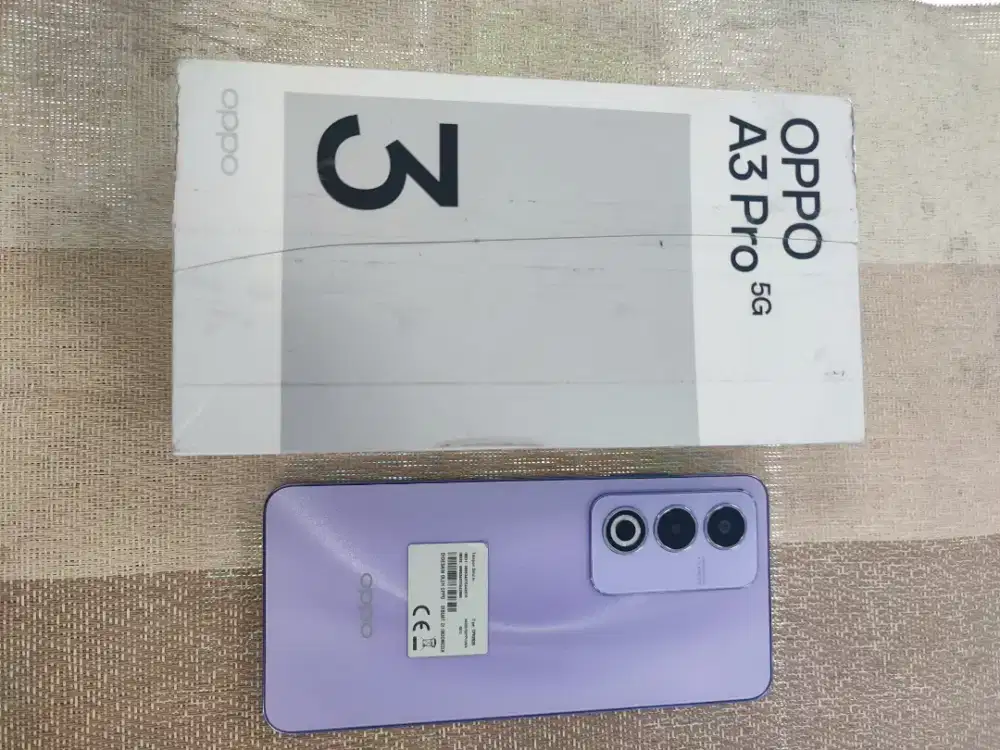 Oppo A3 Pro 5G 8/256gb Second Siap Pakai Bisa TT