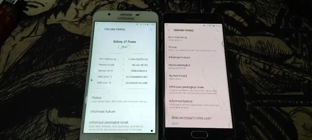 Jual hp samsung A5 2016 + J7prime