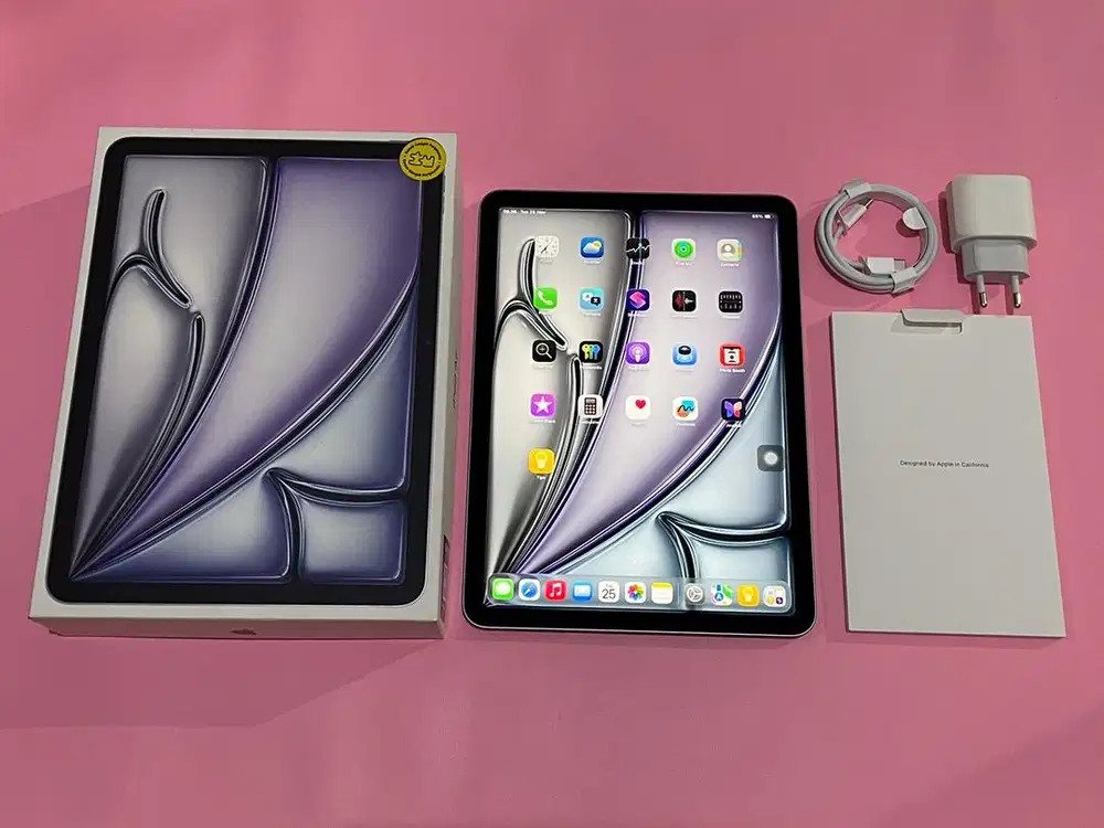 iPad Air M3 128gb garansi iBox Nov 2026 wifi fullset ori
