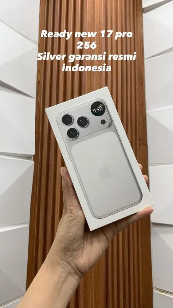 New iphone 17 pro 256 silver garansi resmi