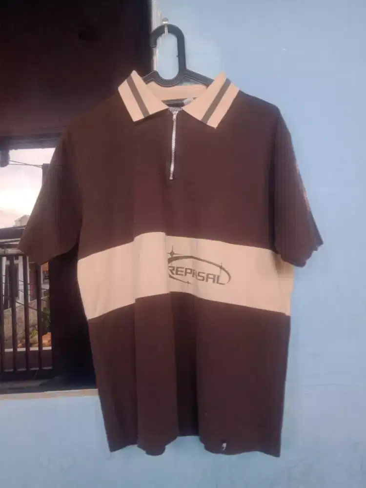 T-shirt baju polo rugged