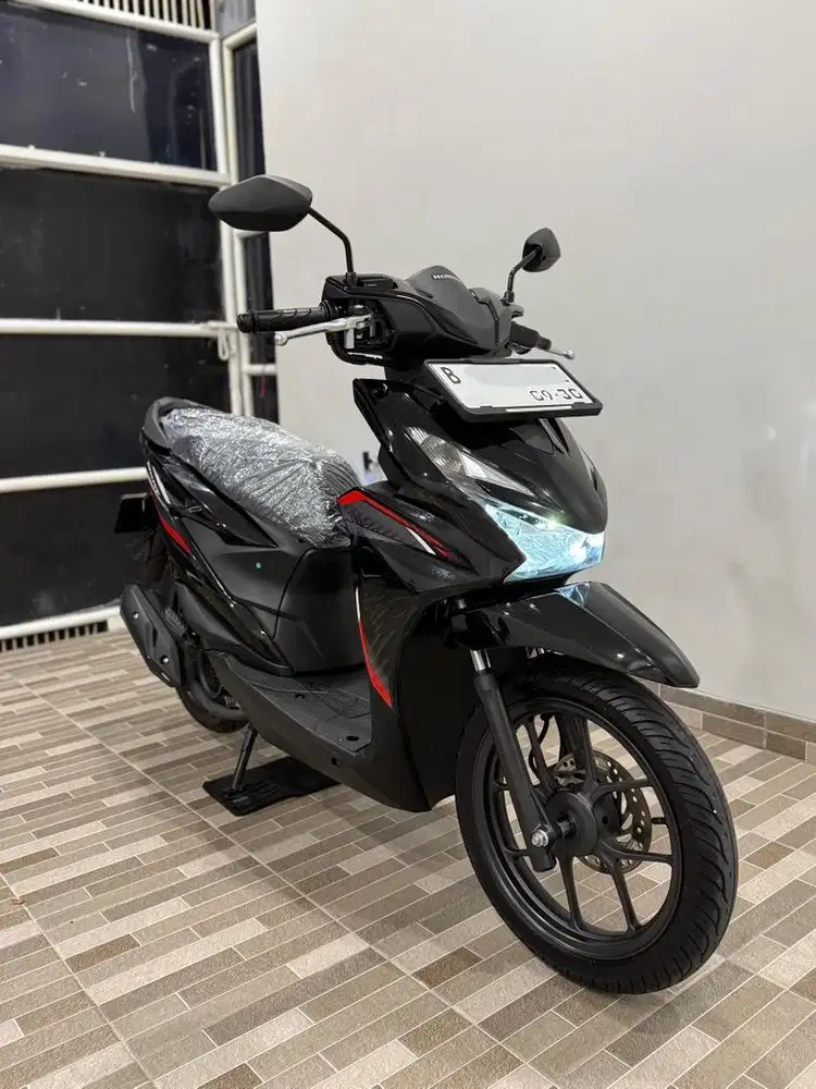 KM 2 PERAK‼️ HONDA BEAT CBS ALARM FACELIFT BULAN 09 2025 HITAM