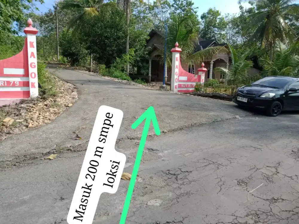 Tanah strategis datar rata murah di Jogja barat Sentolo kuionprogo