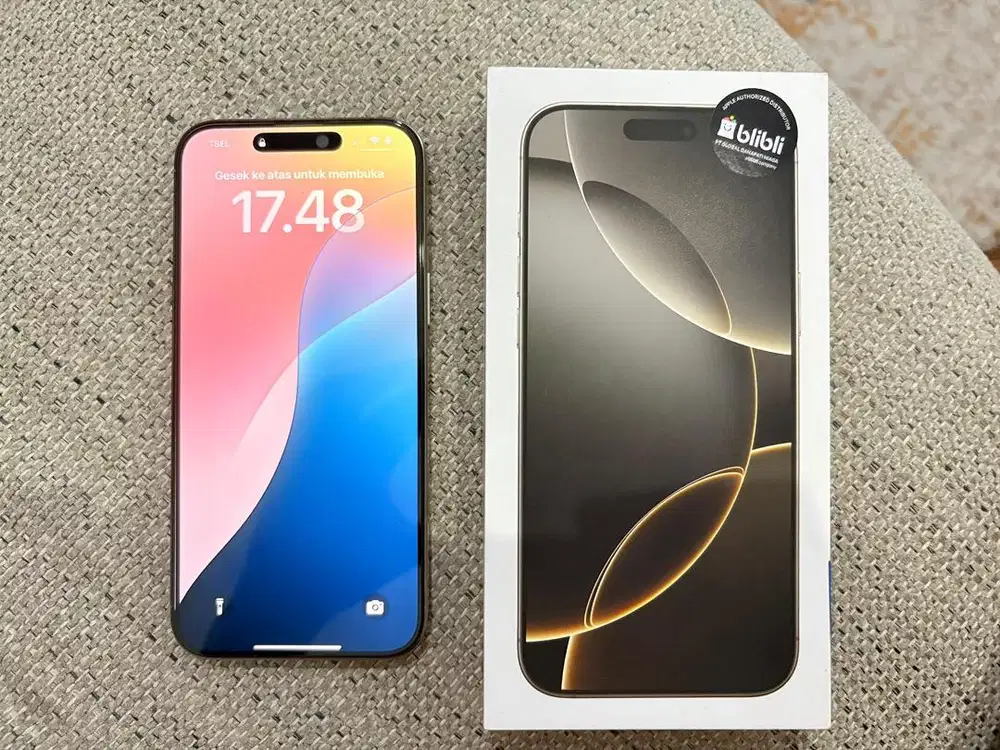 I phone 16 promax resmi BH 100% mulus