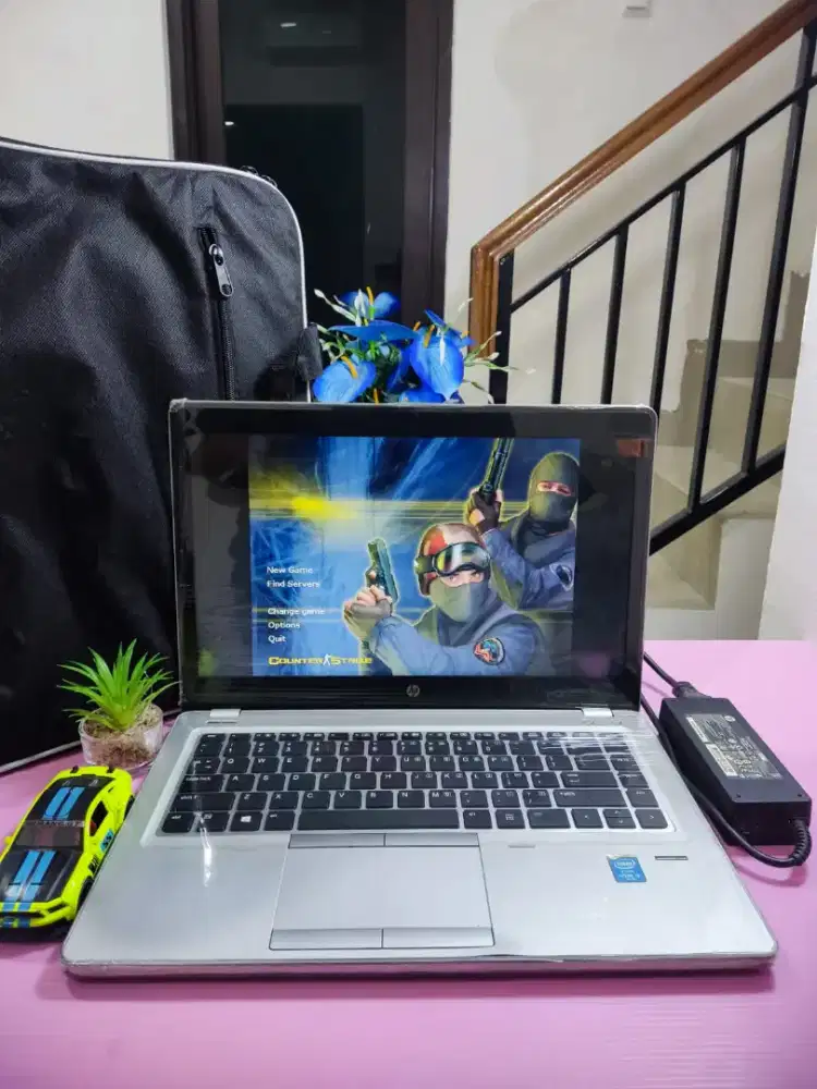 HP Elitebook Folio 9480 SSD+HDD Windows 10 Pro Siap Pakai