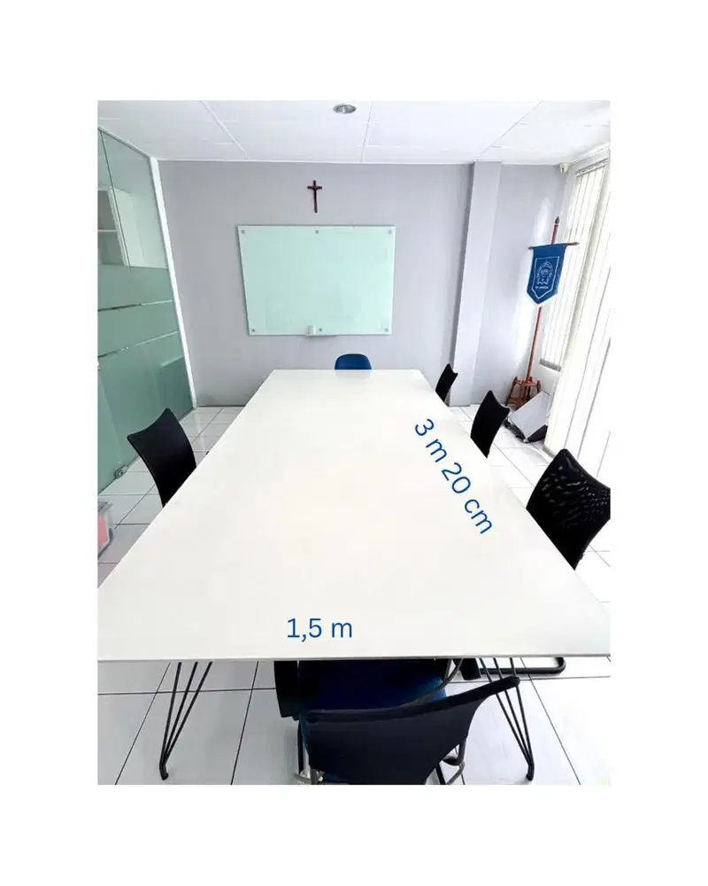 JUAL MEJA MEETING UK 3,2 x 1,5 Meter