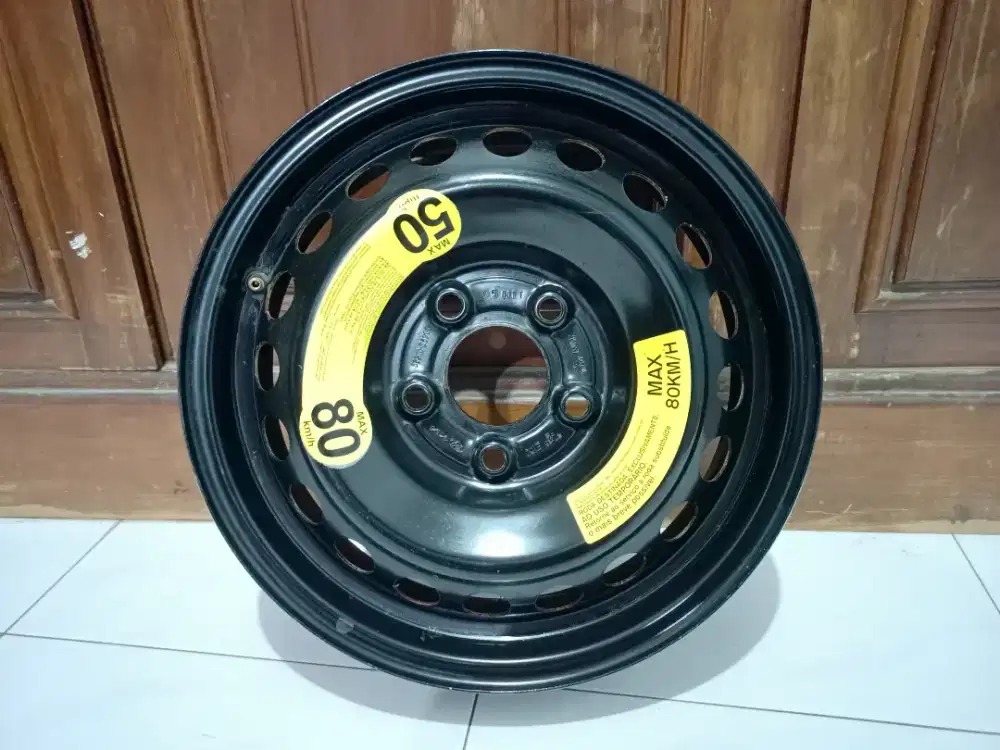 Velg Serep Cadangan Temporary R15 Ex Hyundai Stargazer Pcd 5x114