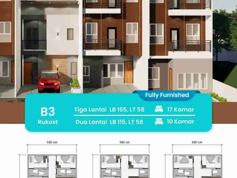 Jual kost baru 6 kamar dekat kampus RSUD Buaran serpong tangsel hana