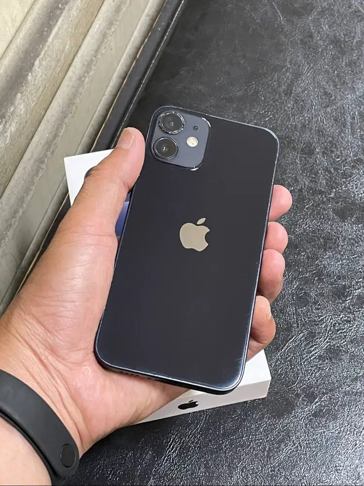 iPhone 12 Mini 64gb iBox Black Fullset ORI