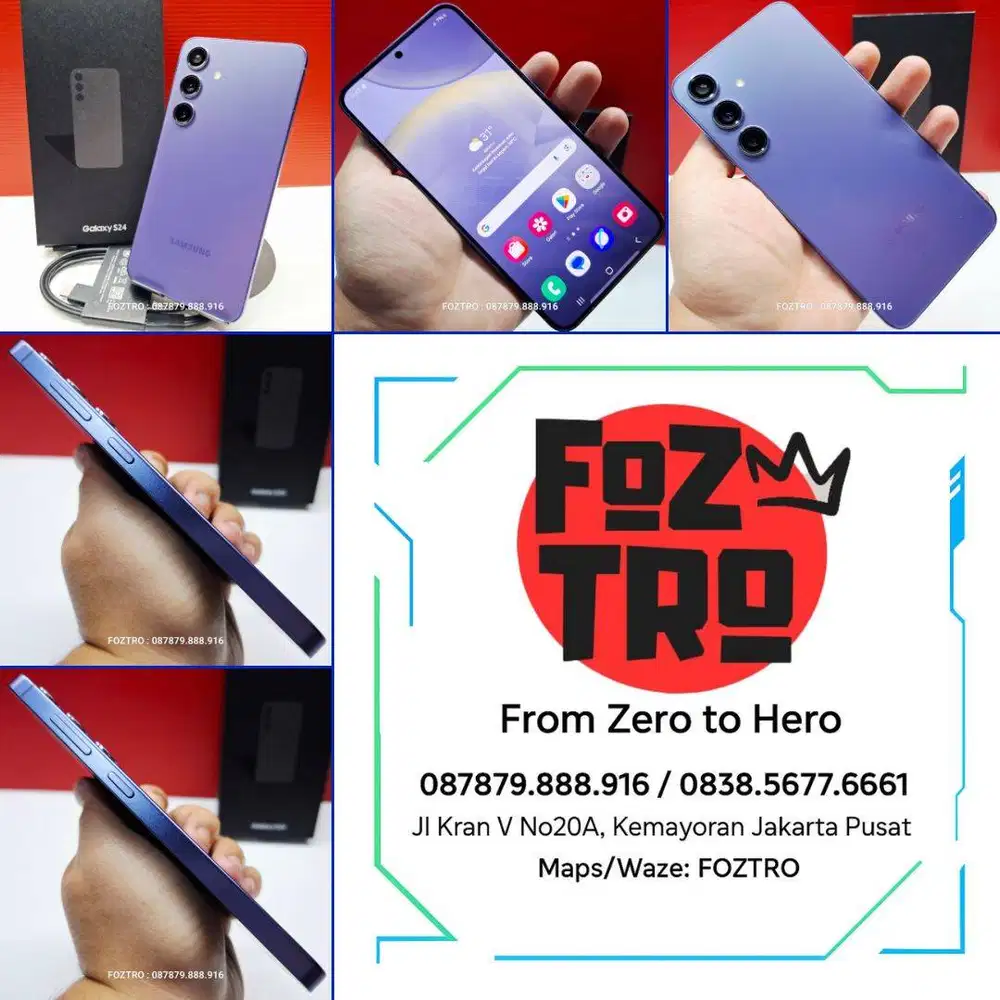 Samsung Galaxy S24 8/256GB Violet Fullset Mulus