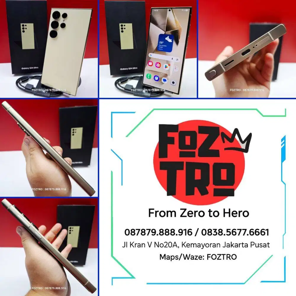 Samsung Galaxy S24 Ultra 12/256GB LIKE NEW Fullset Resmi SEIN