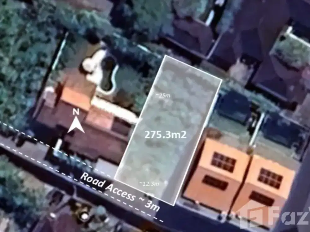 Land for sale in Kerobokan, Bali