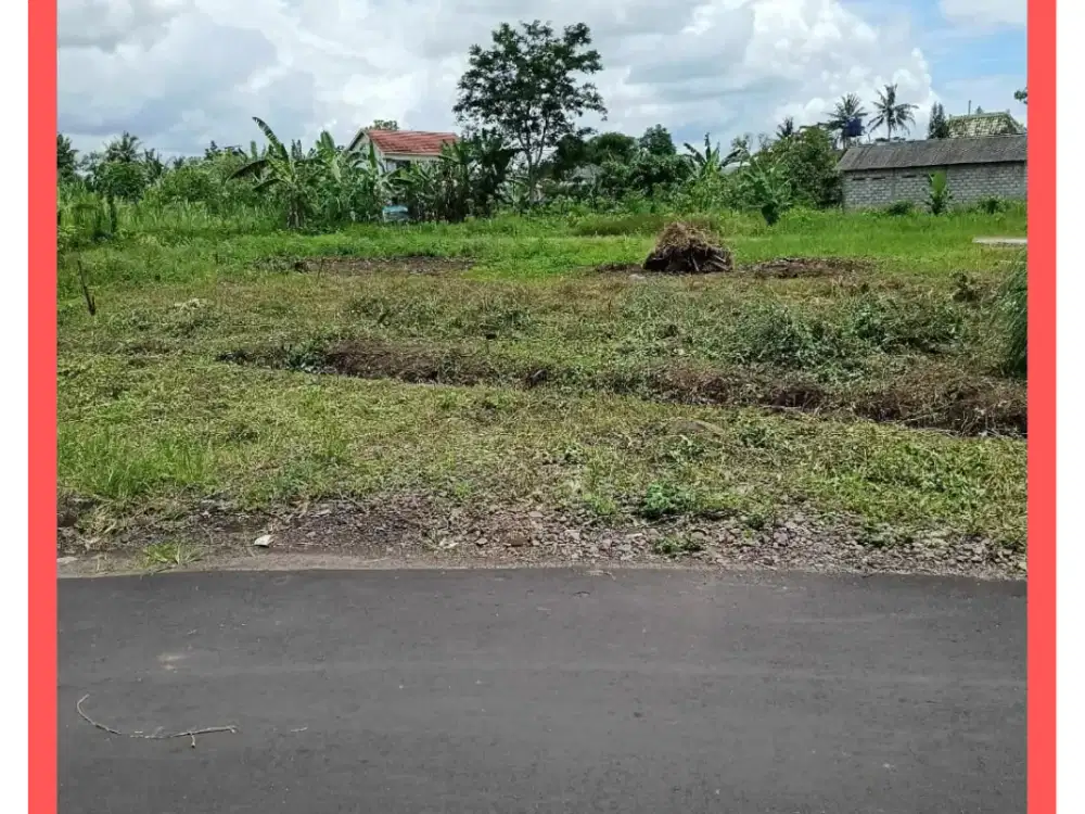 Jual Tanah Pekarangan Jalan Bias Kaliurang Jogja Siap Balik Nama