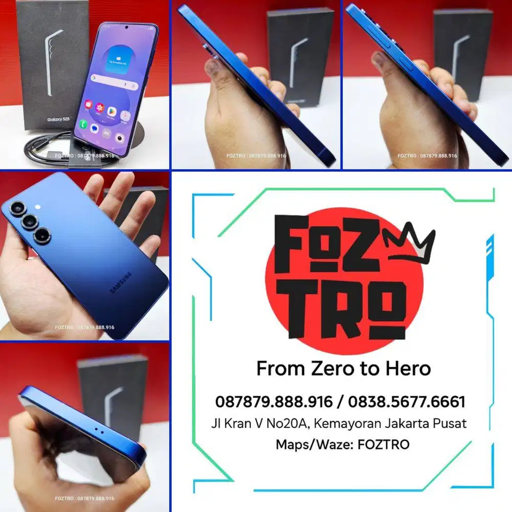 Samsung Galaxy S25 12/512GB Fullset Resmi SEIN Mulus LIKE NEW