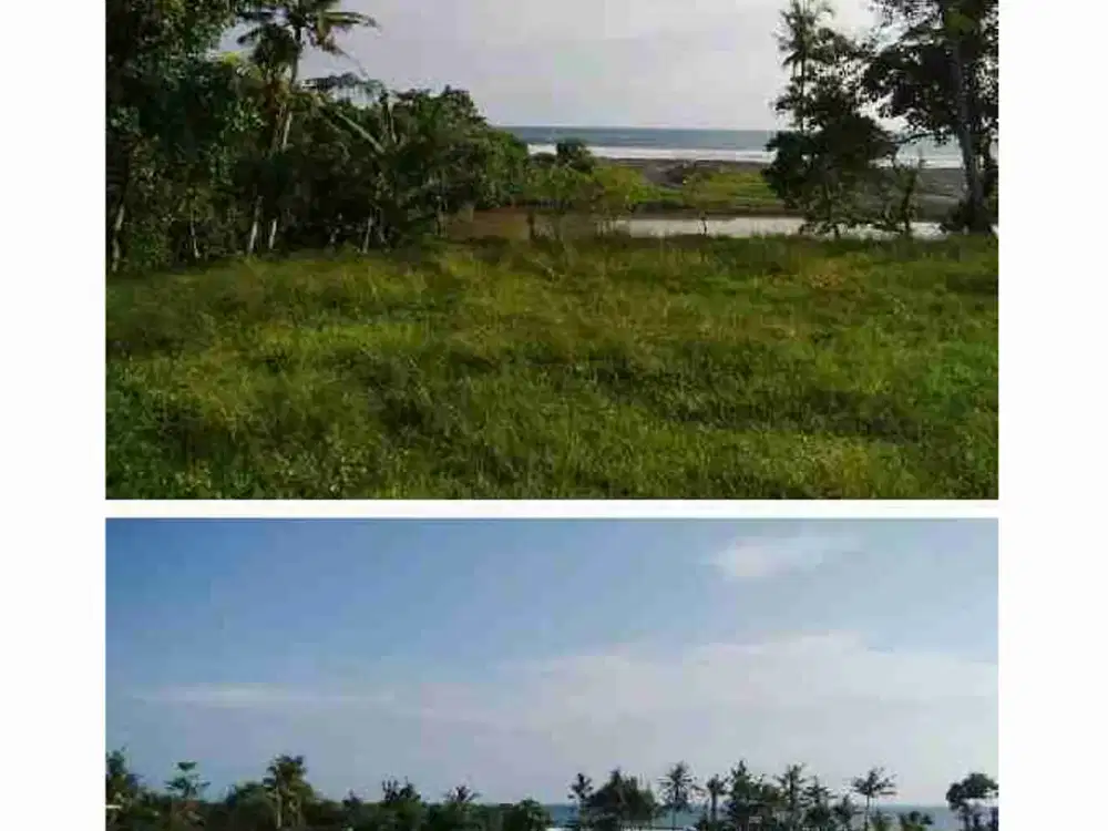JUAL LANGKA TANAH BEACH FRONT PANTAI KELATING BALI AREA TURIS SEBELAH ALILA SOORI BALI