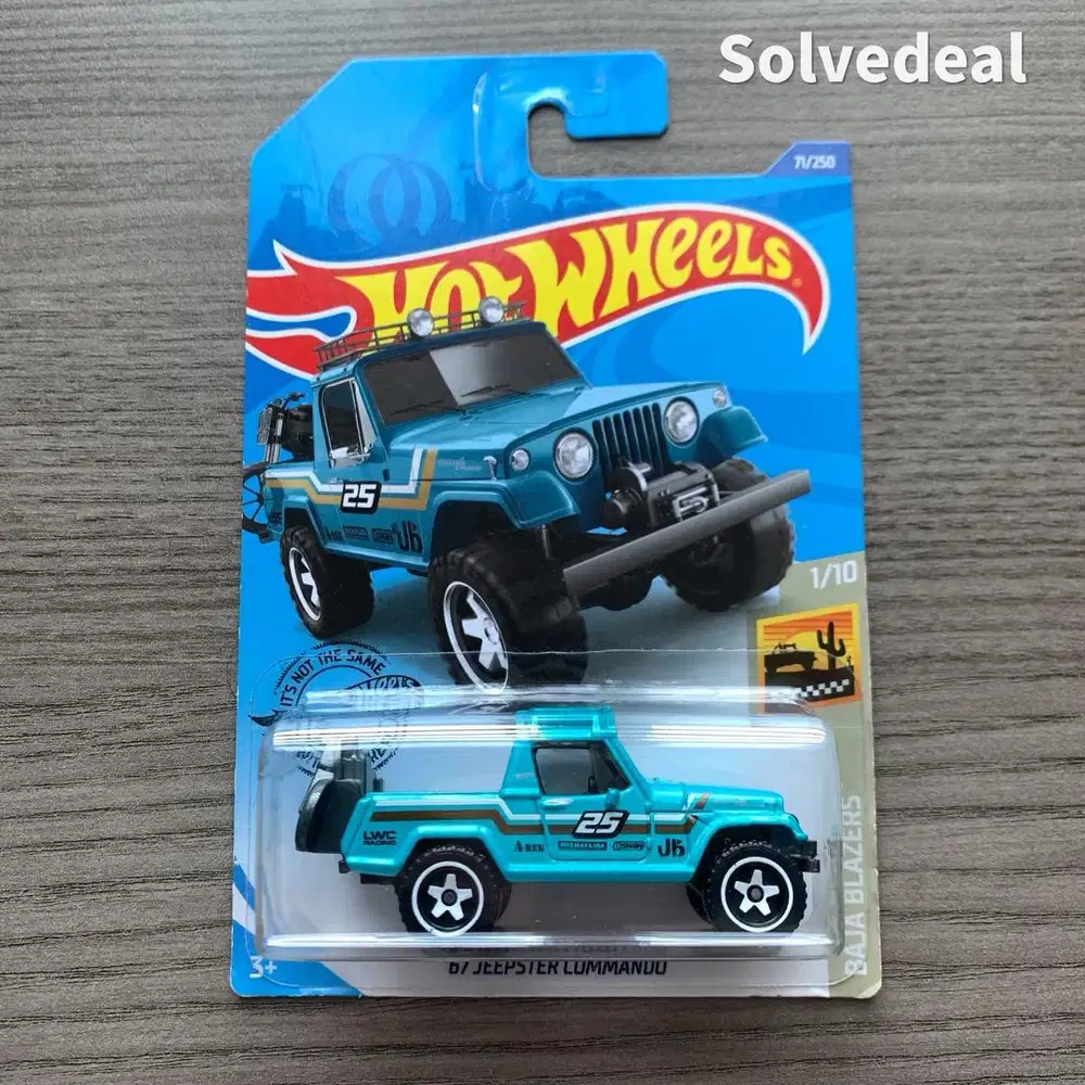 Hot Wheels 67 Jeepster Commando 2020 Biru – Baru