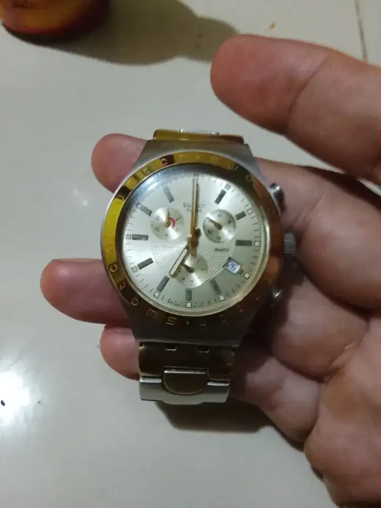 Vintage Swatch chrono watch