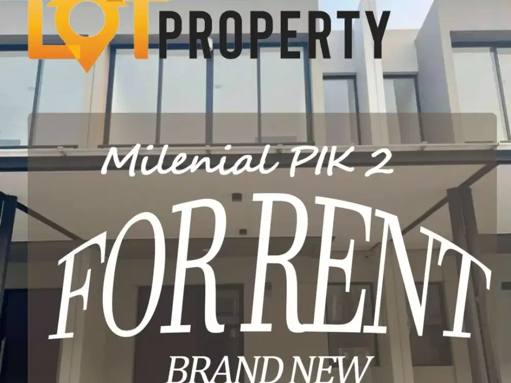 Disewakan Rumah Milenial PIK 2 uk 4,5x10 Masih Baru Siap Huni Harga Termurah
