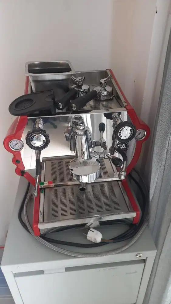 Mesin Espresso La Nourva Era Cuandrona 1 Group Rotary - Made In Italy