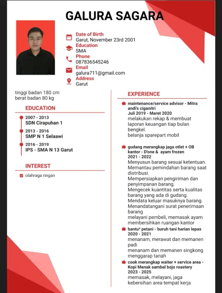 Cari pekerjaan yg ada mess nya