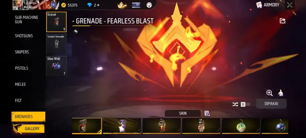 Ini foto kedua iklan jual akun ff saya