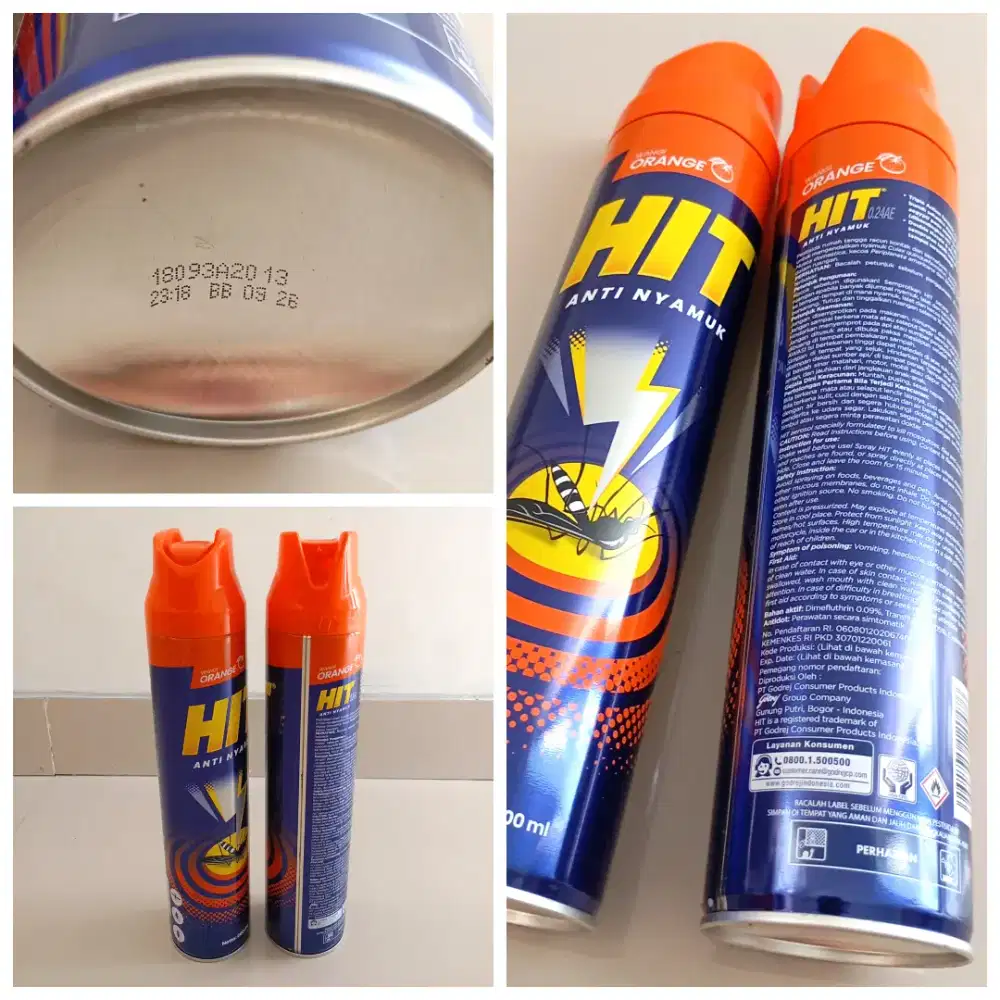 Hit Obat Nyamuk 2 pcs Orange