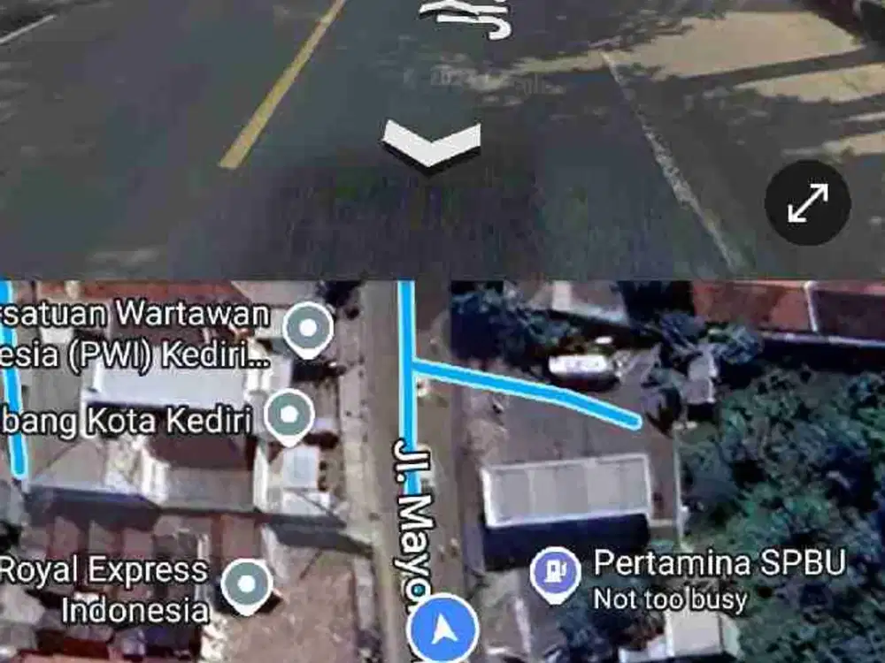 JUAL SEWA TANAH RAYA KEDIRI MAYOR BISMO MAYJEND SUNGKONO LUAS 2500 AREA KOMERSIAL BESAR