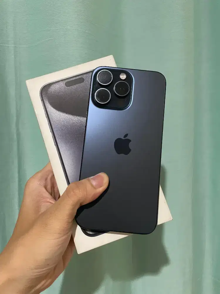 iphone 15 Pro Max Titanium Blue Resmi Indo ID/A