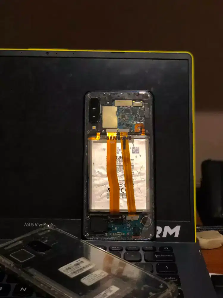 Samsung a7 2018 black transparent edition by denz