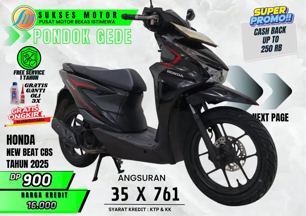 HUT SUKSES MOTOR 27-29 NOV DAPATKAN PROMO CASHBACK 250 RB