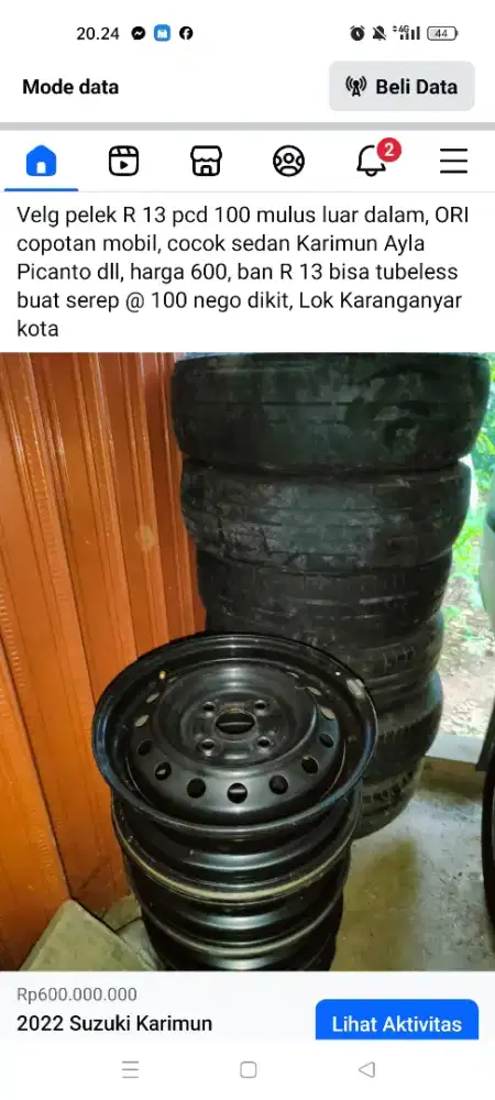 Velg pelek ban ring 13