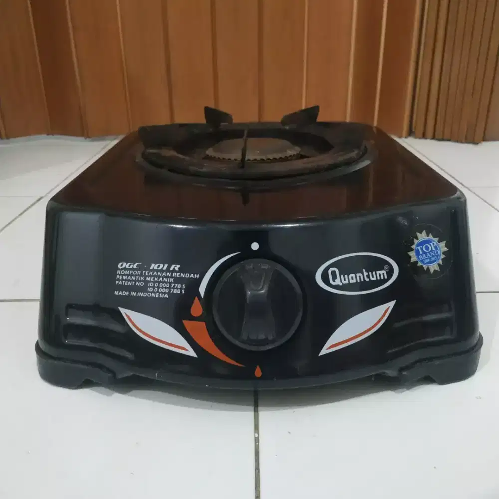Kompor Quantum Satu Tungku 1 Selang Regulator