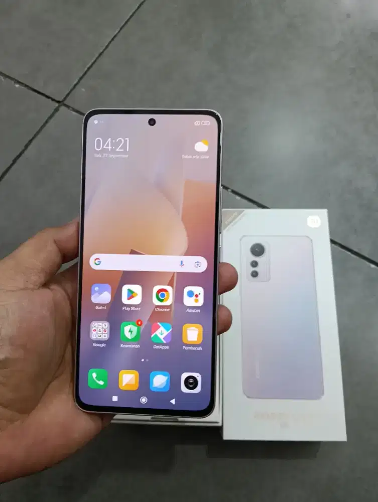 Xiomi mi 12 lite 5g ram 8/256gb fullset ori