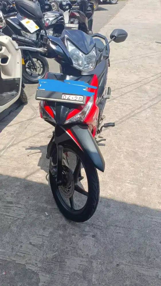 Honda Supra 125cc Merah Hitam