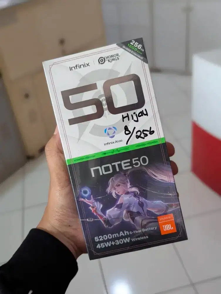 Infinix Note 50 8/256 Baru Segell Bergaransi Resmi