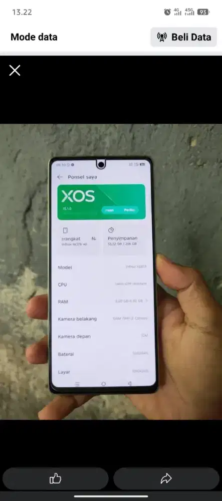Infinix note 40 fullset