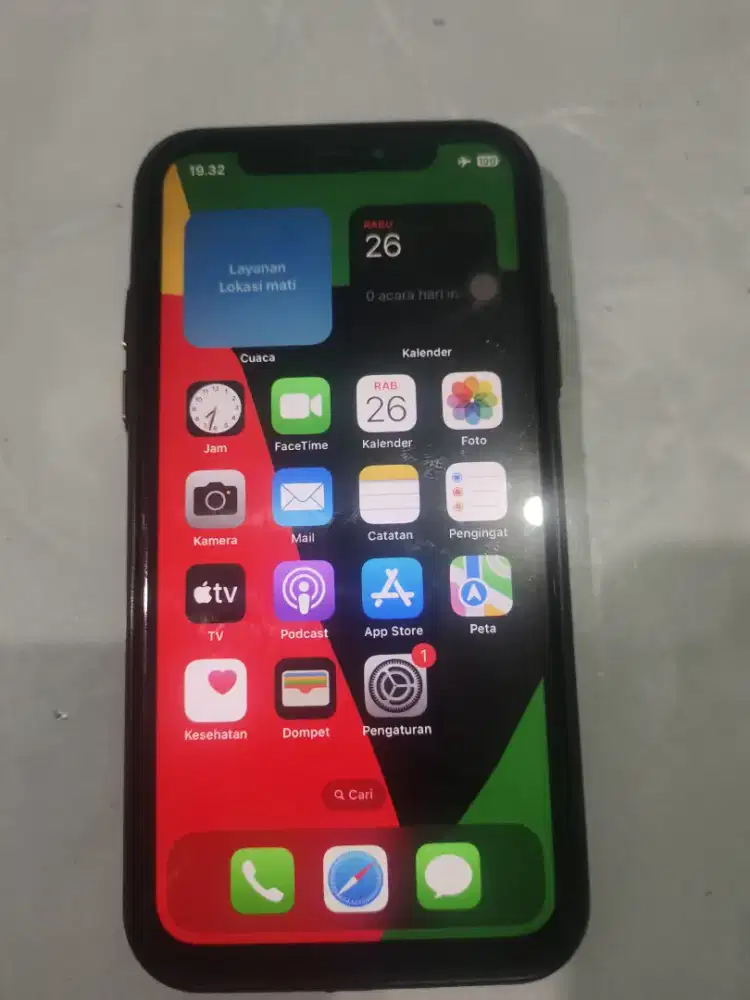 Iphone X white 256GB siap pakai