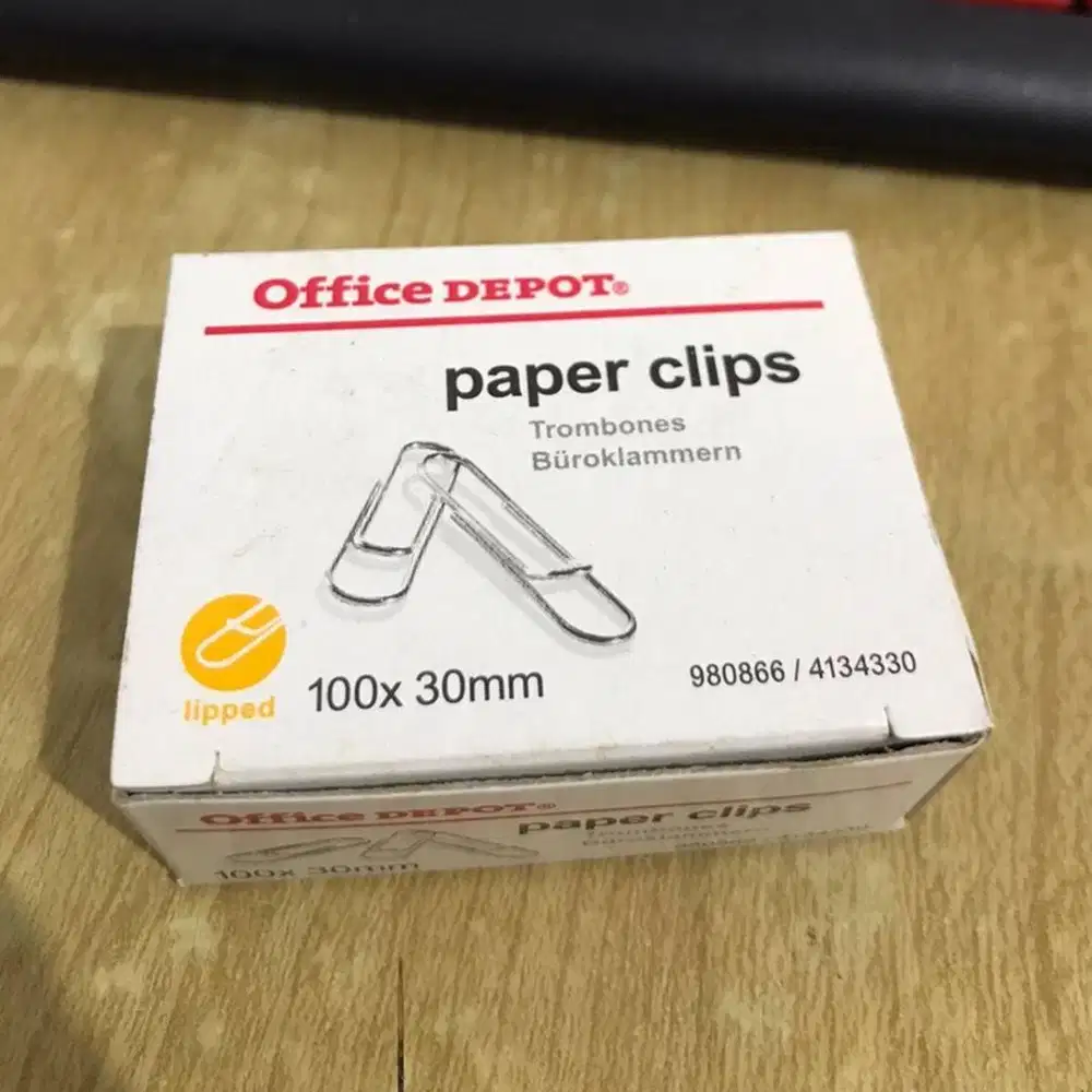 Paper Clips 100x30mm Penjepit Kertas Klip Kertas Office Depot