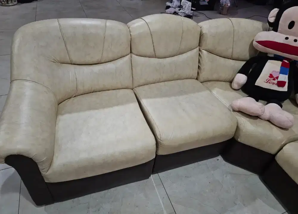 Sofa ruang tamu L furniture perabotan rumah home interior