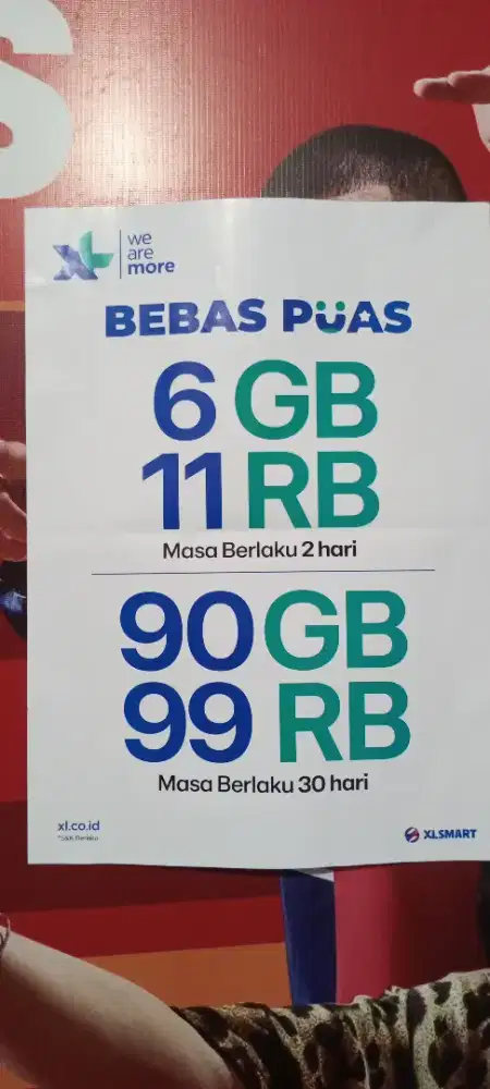 Jaga konter Pulsa dan Paket internet