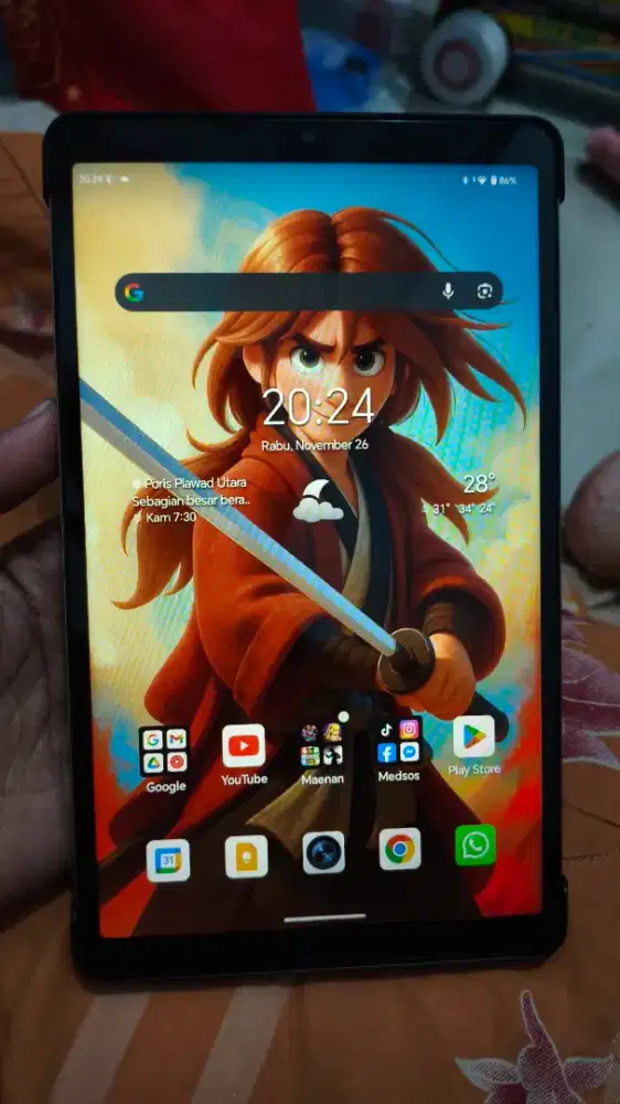 TT atau Mahar Honor pad X7