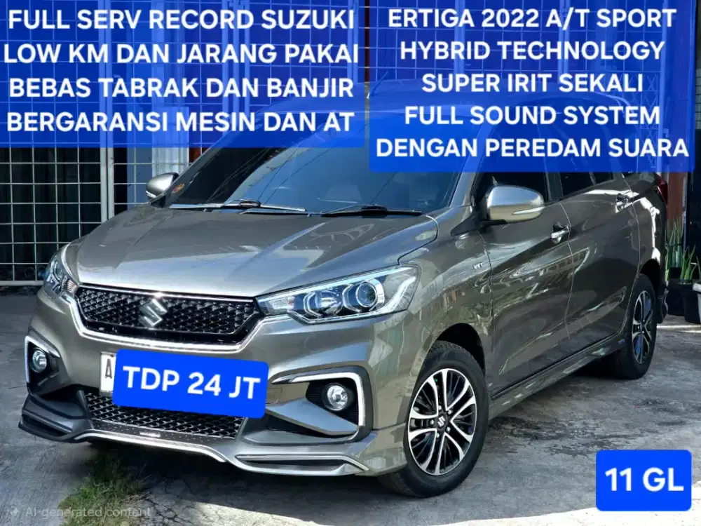 Suzuki Ertiga 2022 Sport Hybrid Gx Gt AT Automatic model 2021 GL