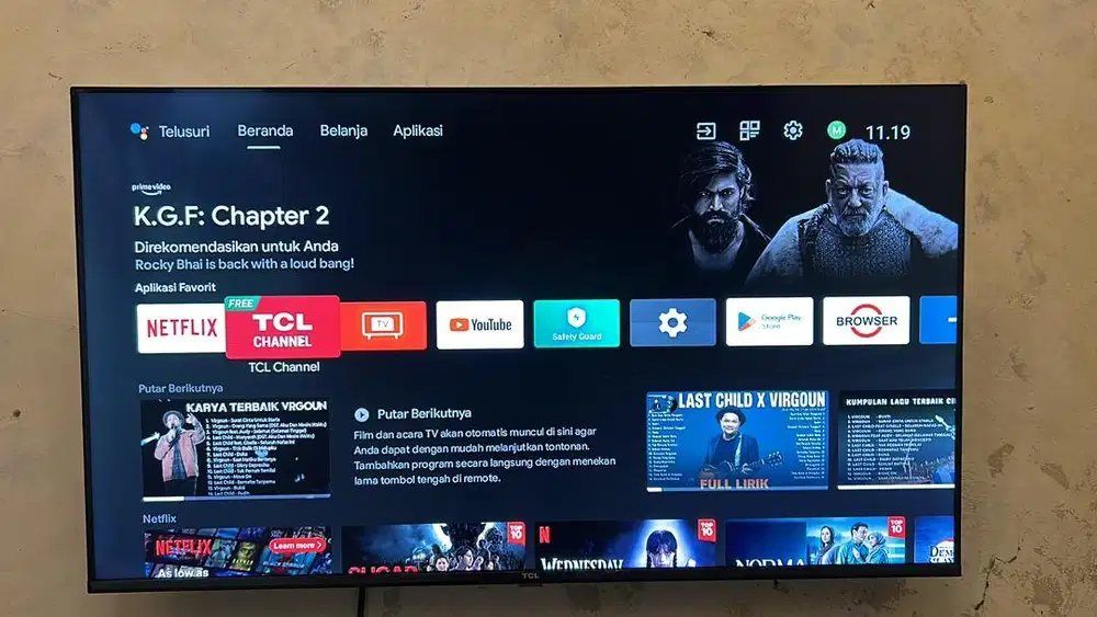 tv tcl smart android google asist