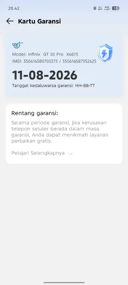 INFINIX GT 30PRO 8/256