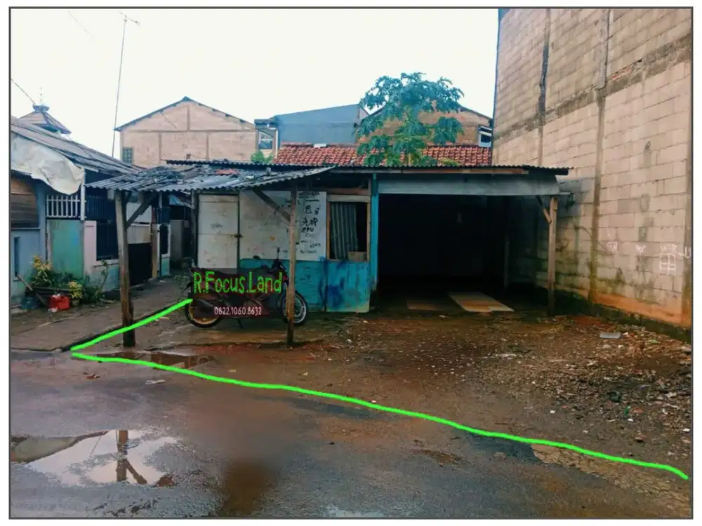 Tanah Akses mobil Luas 68 di JOMBANG ciputat