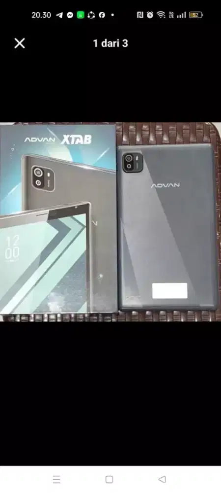 Advan xtab ram 4/64 fullset mulus segel bergaransi