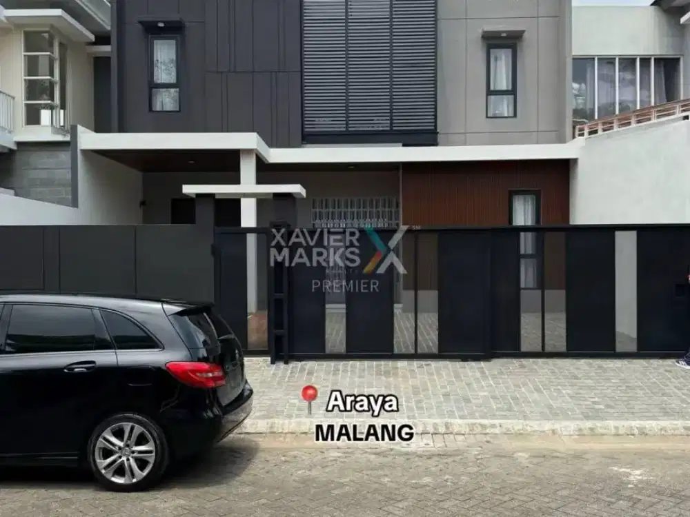 Rumah Baru Gress Tema Modern Tropis Di Cluster The Araya Malang