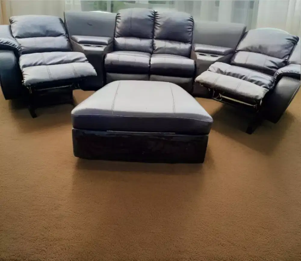 Jual murah BU Sofa Reclining Cheers Informa Curve set mulus terawat