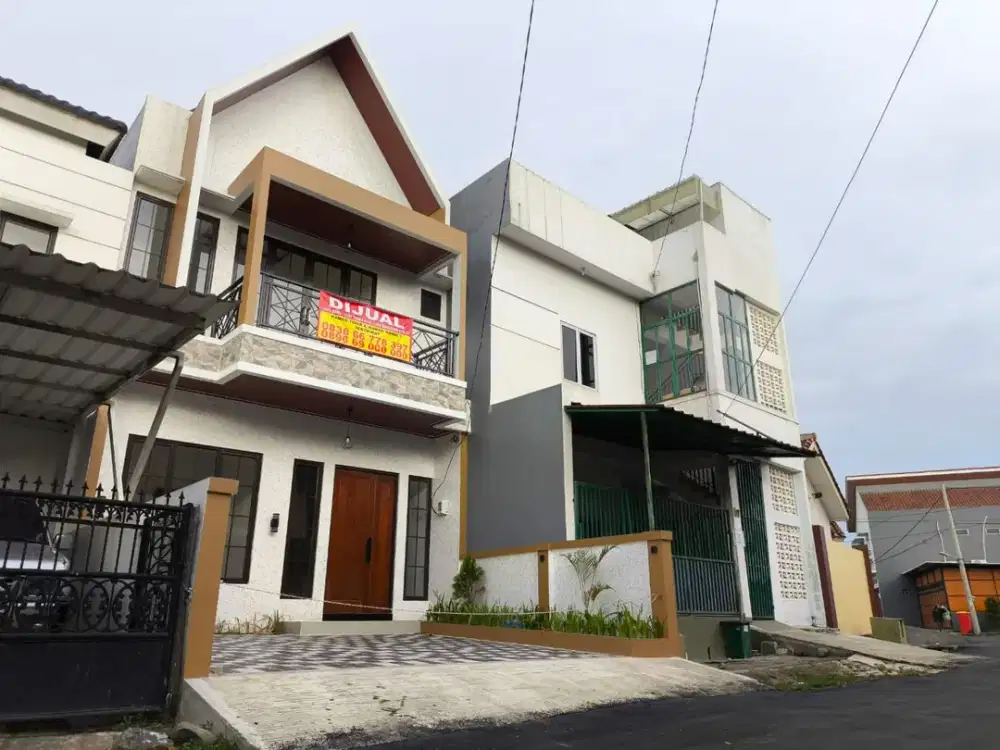 Rumah Dijual - 100% New SIAP HUNI - Jalan Lebar - Sentul City - Griya Alam Sentul Bogor - Murah